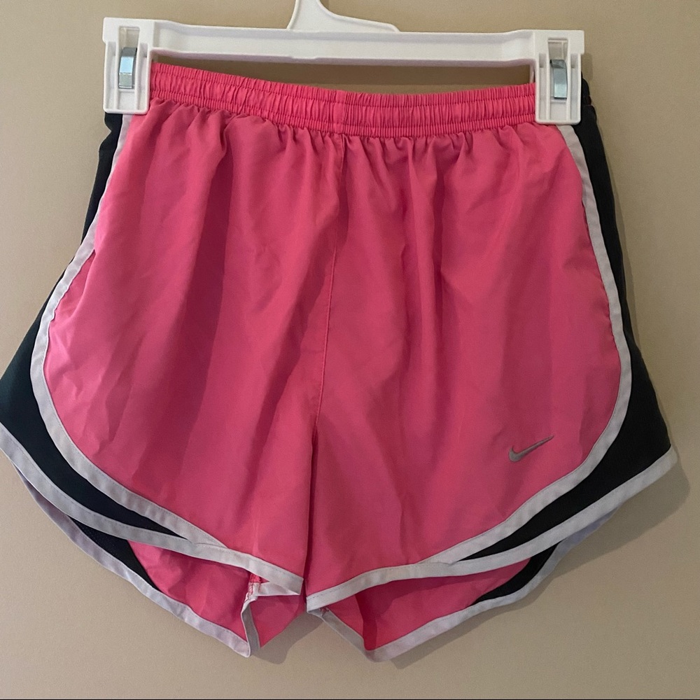 Pink and Black Nike Shorts - Size Small